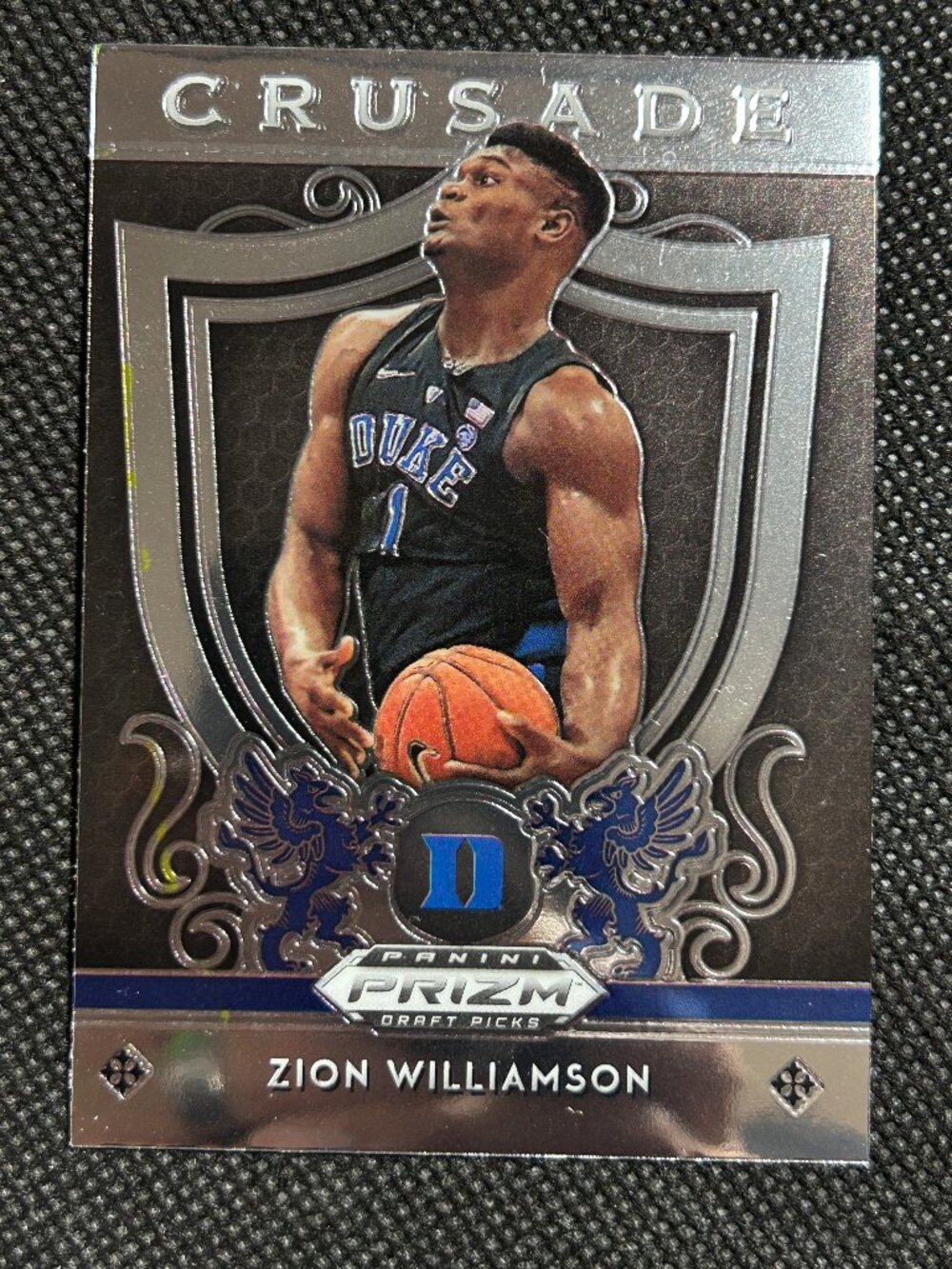 ZION WILLIAMSON 2019/20 Panini Prizm Crusade RC #51 New Orleans Pelicans ROOKIE